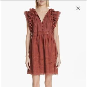 Sea New York Sofie Lace & Pompom Dress